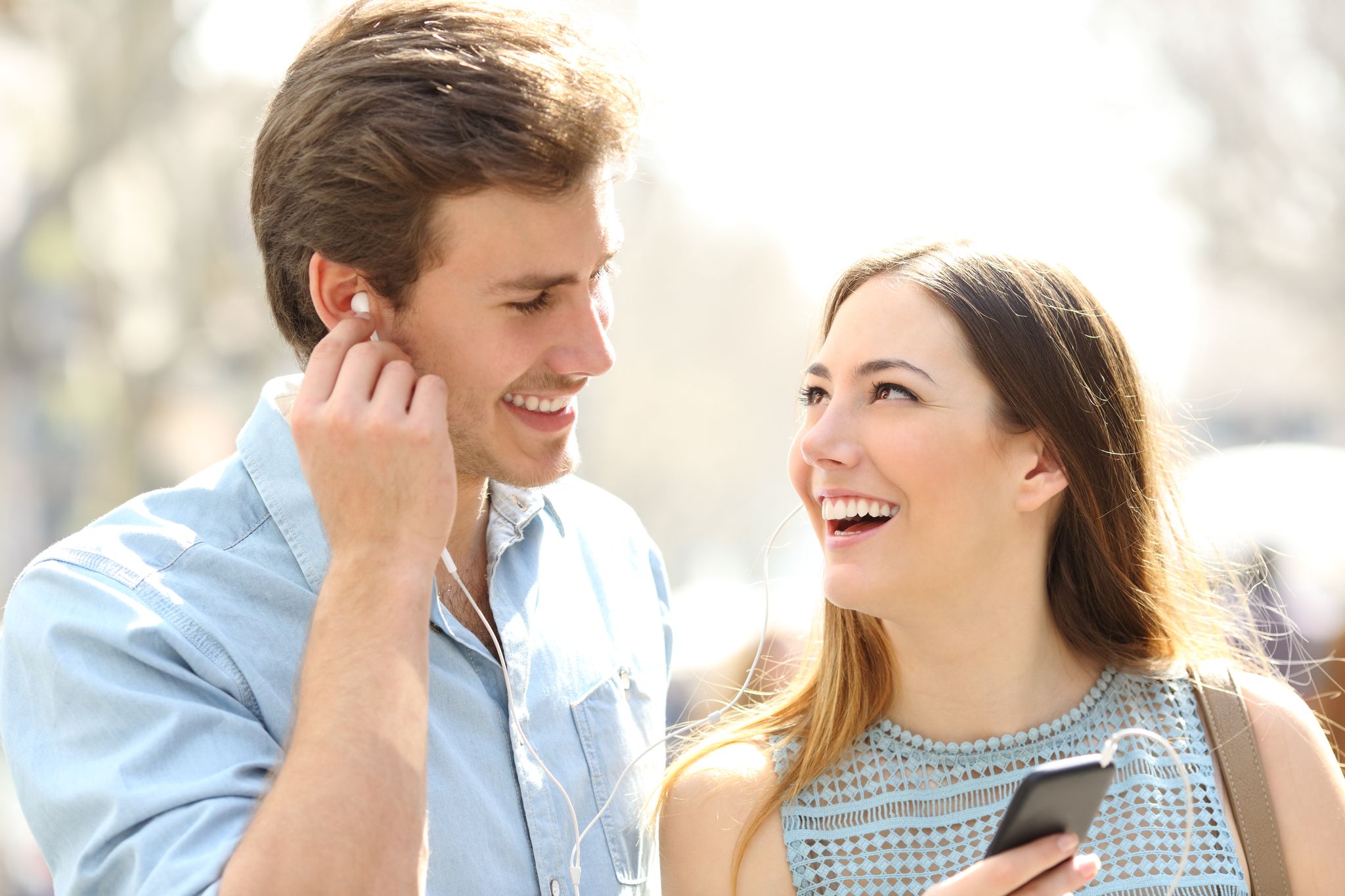 Family enjoying scenic mountain views during audio tour